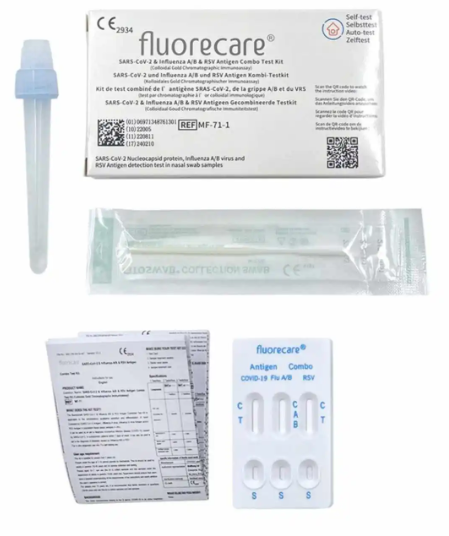 Corona oder Grippe Test für zuhause