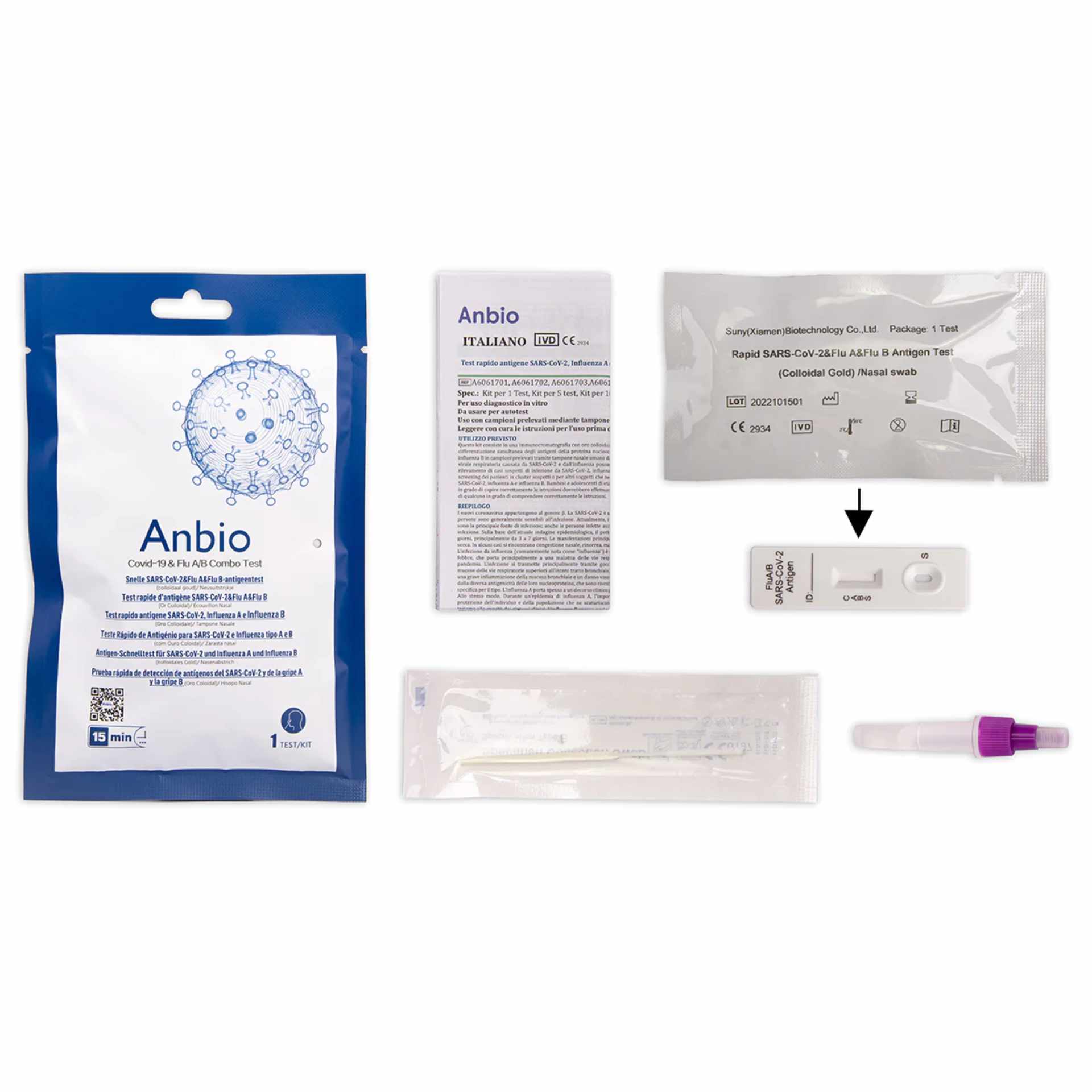 Anbio Grippe Test Pack