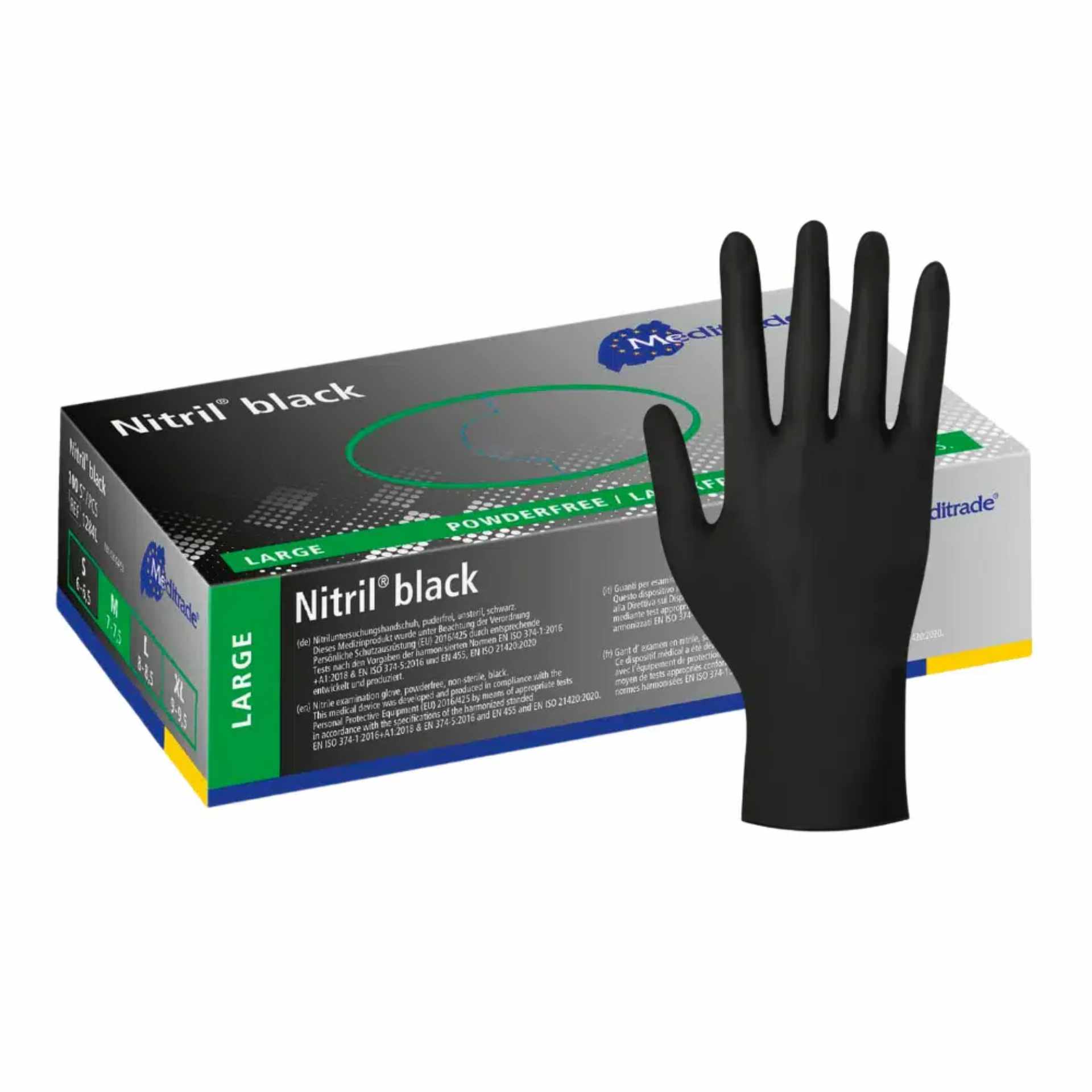 Meditrade Nitril Black Large