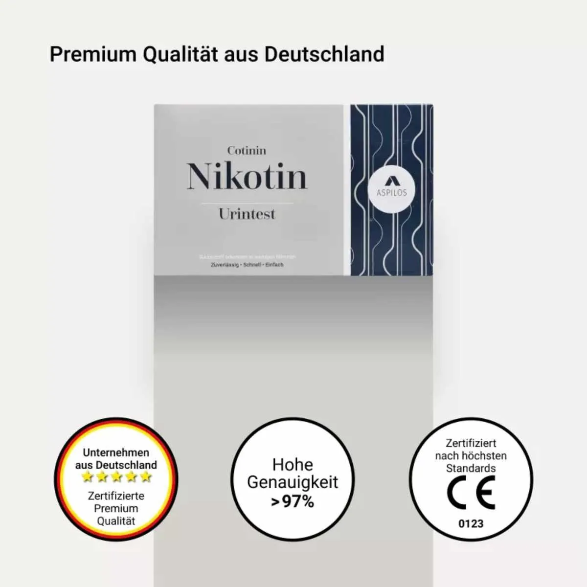 Nikotin (Cotinin) Selbsttest – geprüfte Qualität aus Deutschland