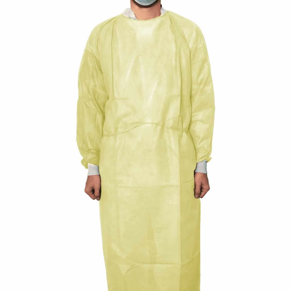 MaiMed® Coat ViruGuard virendichter Einmal-Isolationskittel mit atmungsaktivem Rücken und flüssigkeitsabweisender Schutzbarriere