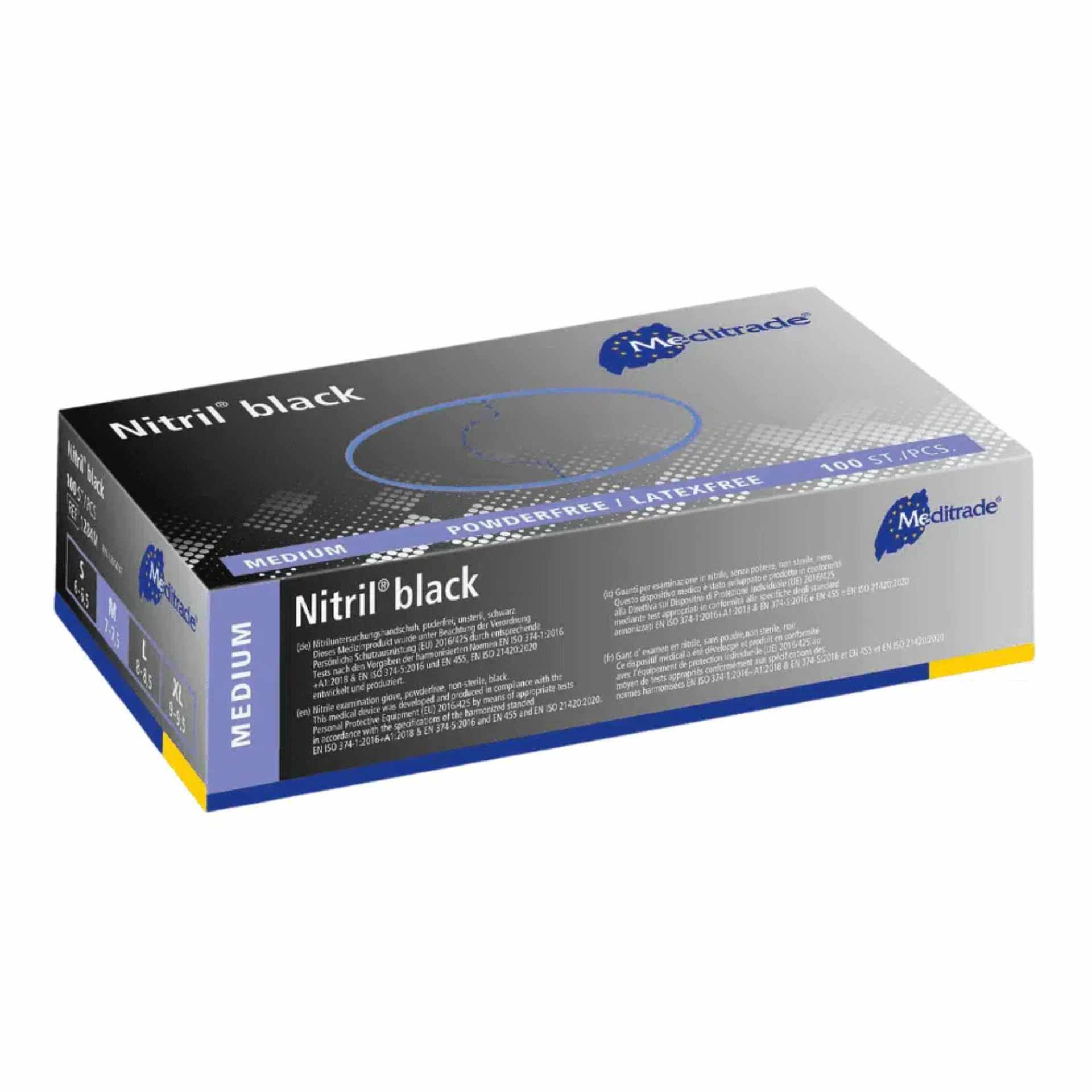 Meditrade Nitril Black Medium
