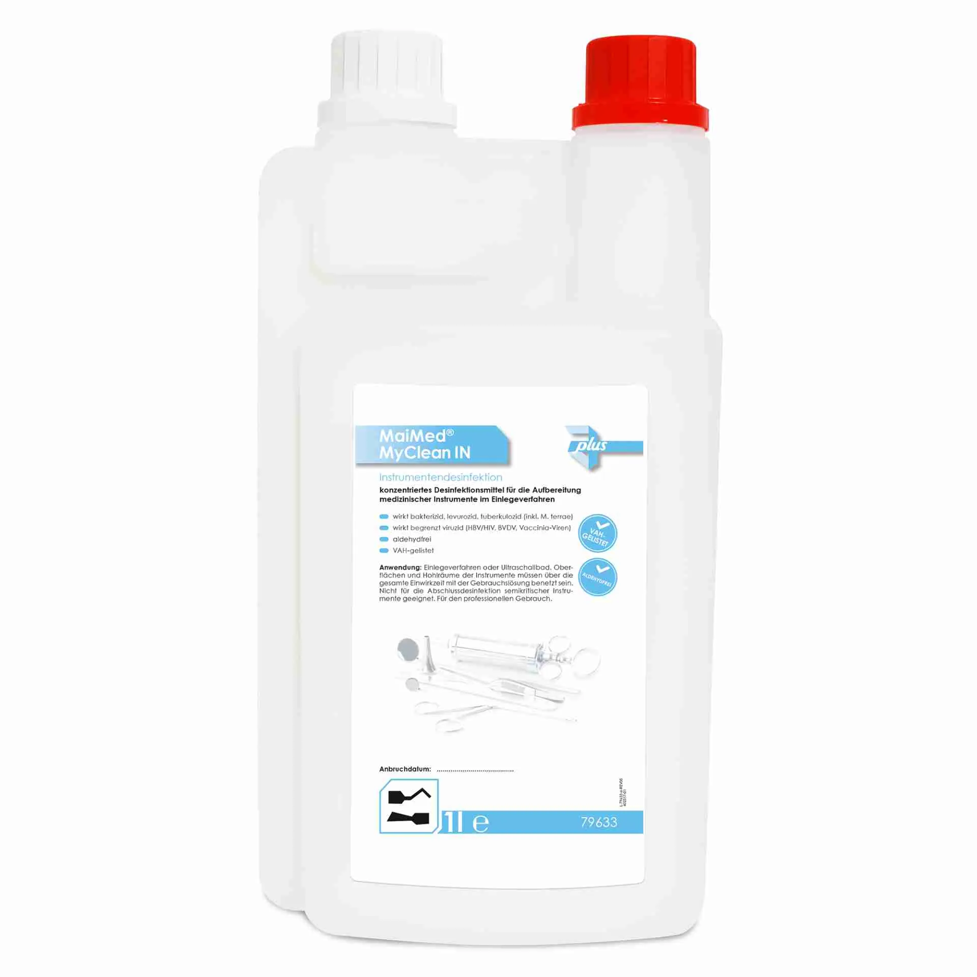 MaiMed® MyClean IN 1 l – Instrumentendesinfektionsmittel Konzentrat, VAH-gelistet