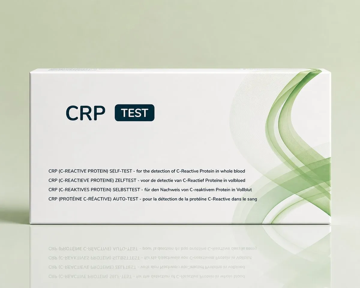 C-reaktives Protein (CRP) Selbsttest für Zuhause – Verpackung