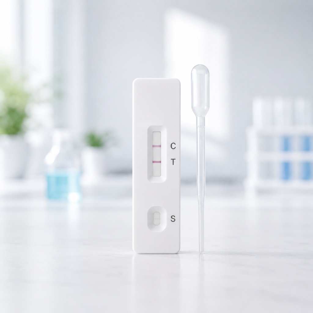 Schnelltest-Kassette mit Pipette für Gesundheitstests