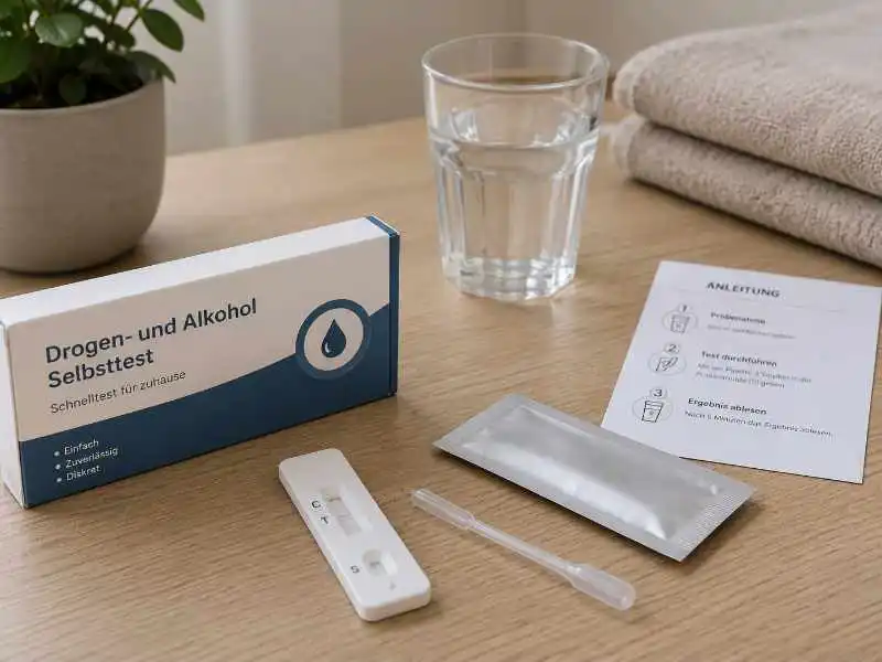Drogen- und Alkohol-Selbsttest für Zuhause