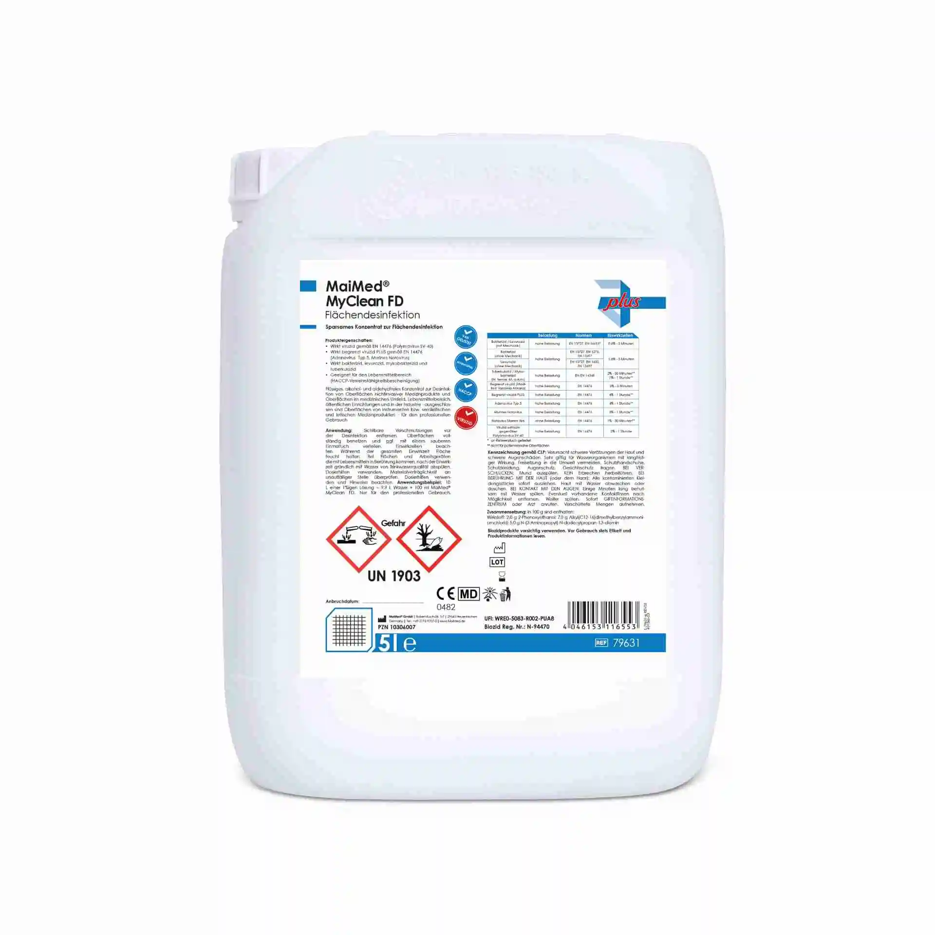 MaiMed® MyClean FD 5 l Kanister – Flächendesinfektionsmittel Konzentrat