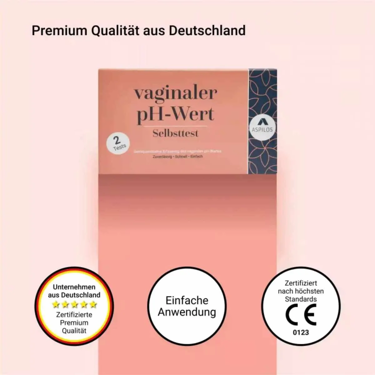 Vaginaler pH-Wert Selbsttest – geprüfte Qualität aus Deutschland
