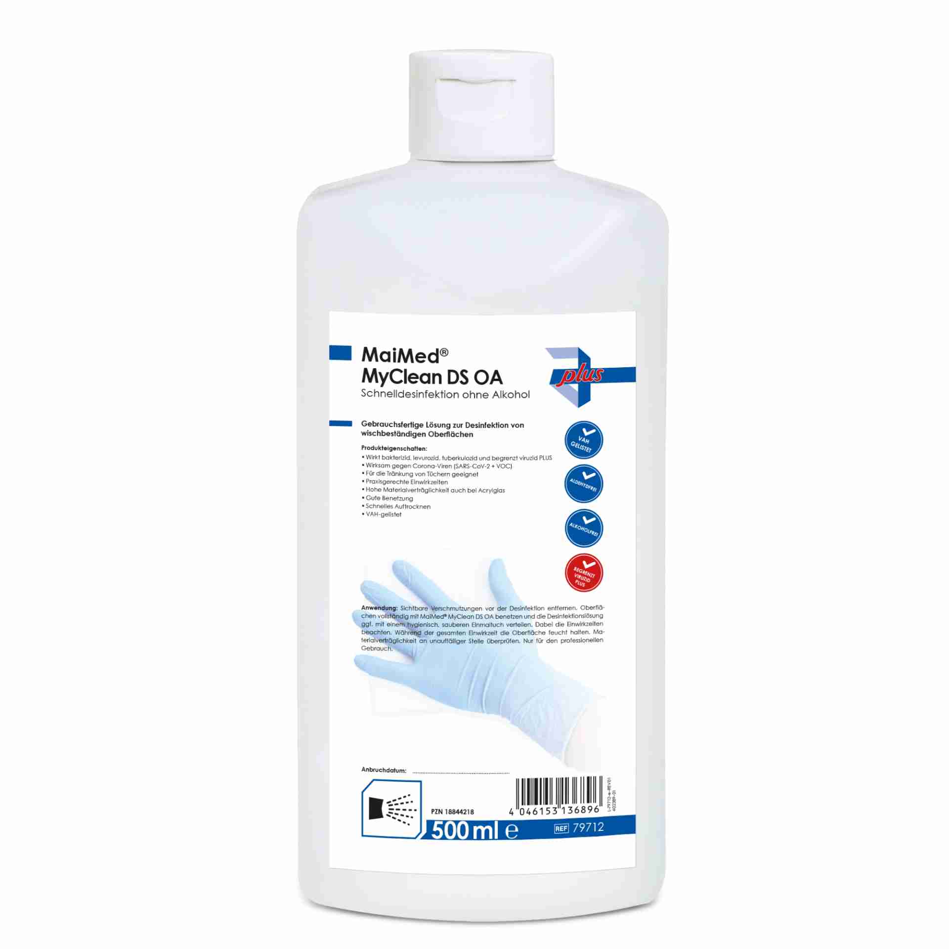 MaiMed® MyClean DS OA 1 l – alkoholfreie Schnelldesinfektion