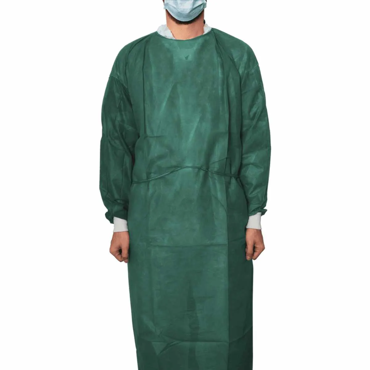 MaiMed® Coat Protect Comfort Schutzkittel mit gestrickten Baumwollbündchen für Pflege, Klinik und medizinische Einrichtungen