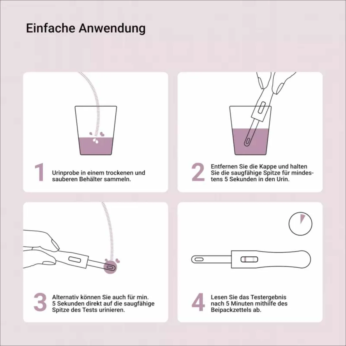 Aspilos Ovulation Fruchtbarkeitstest Selbsttest Anleitung