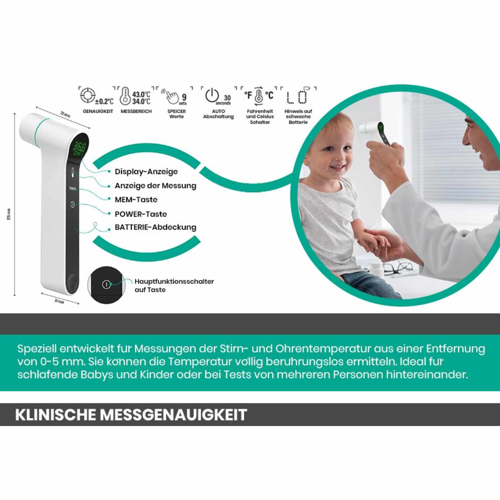 3in1 Infrarotthermometer 2