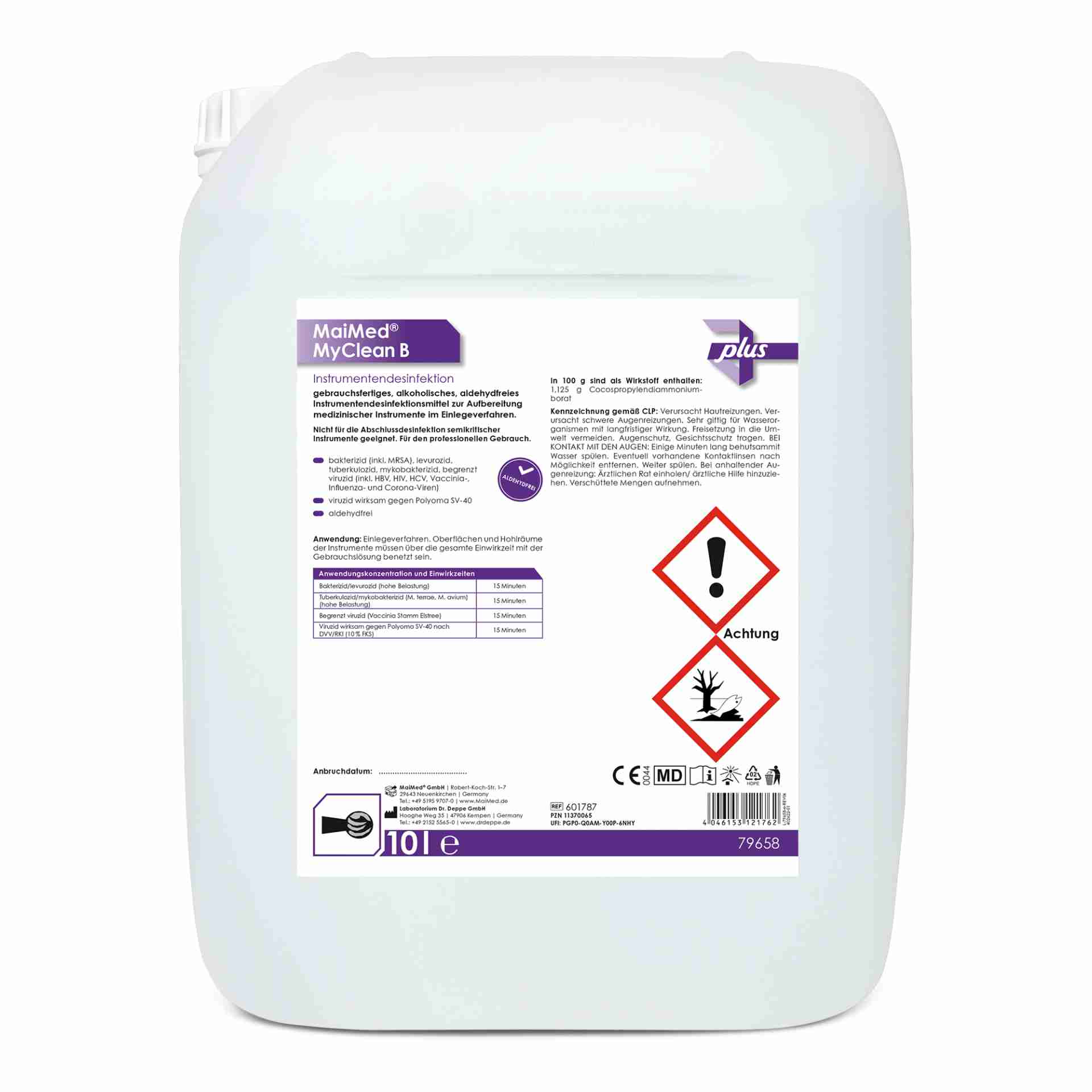MaiMed® MyClean B 5 l Kanister – gebrauchsfertiges Instrumentendesinfektionsmittel, aldehydfrei