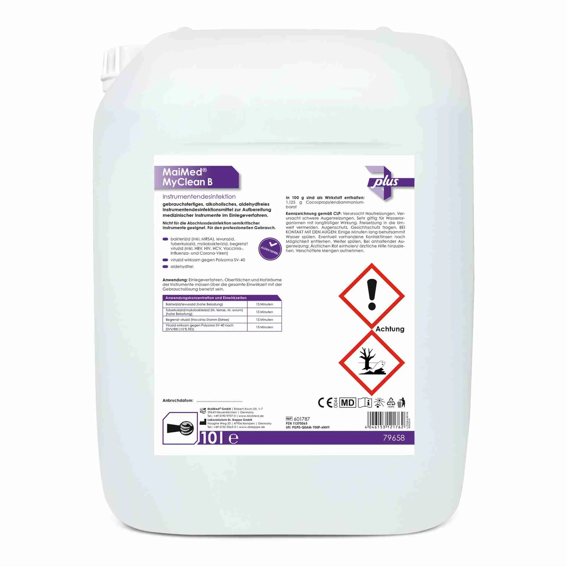 MaiMed® MyClean B 5 l Kanister – gebrauchsfertiges Instrumentendesinfektionsmittel, aldehydfrei