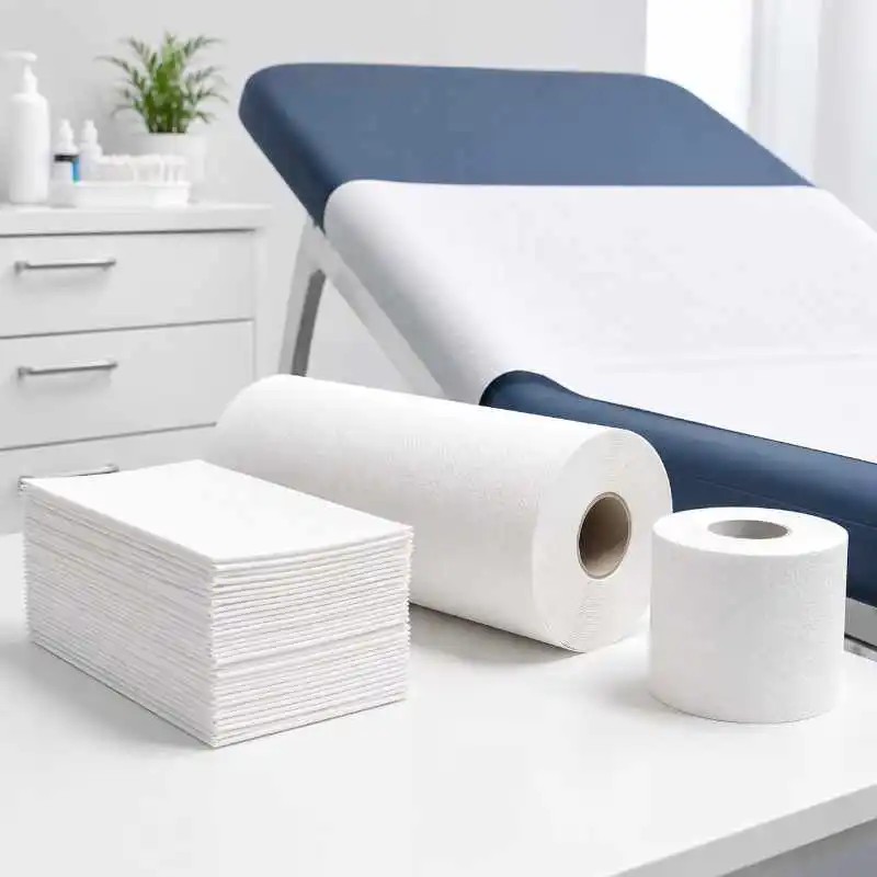 Hygienepapier für Arztpraxis und Klinik – Falthandtücher, Ärztekrepp und Toilettenpapier