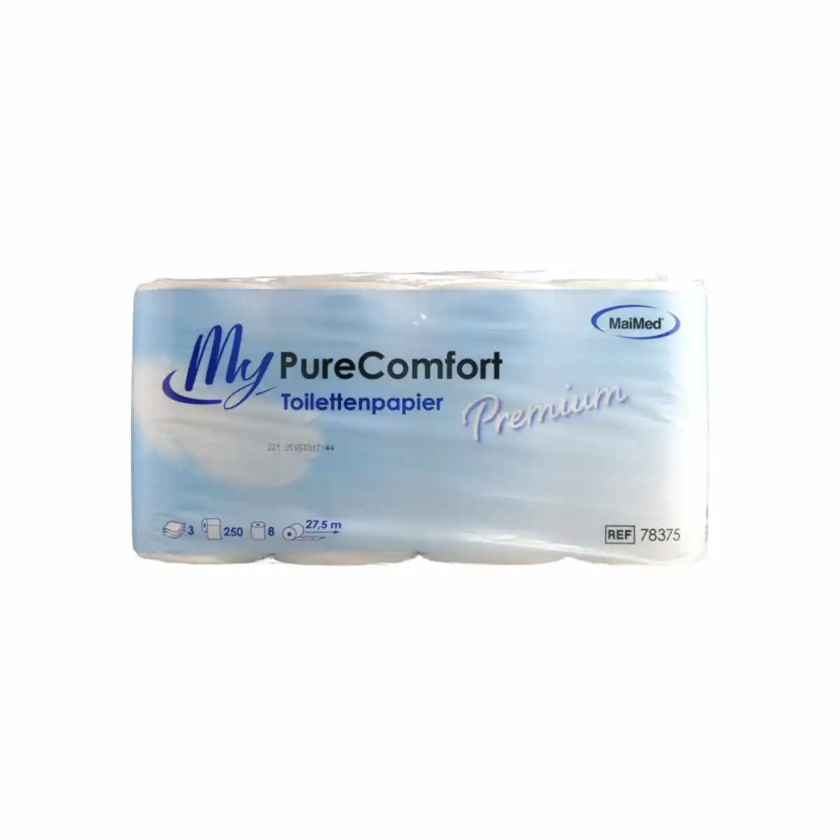 MaiMed® MyPureComfort Toilettenpapier Premium 3-lagig in der Vorteilspackung für Praxen, Kliniken, Pflegeeinrichtungen und Sanitärbereiche