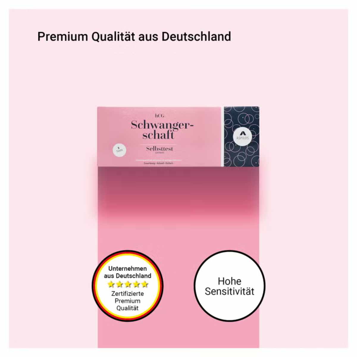 Aspilos Schwangerschaftstest in Premium-Qualität von einem Unternehmen aus Deutschland