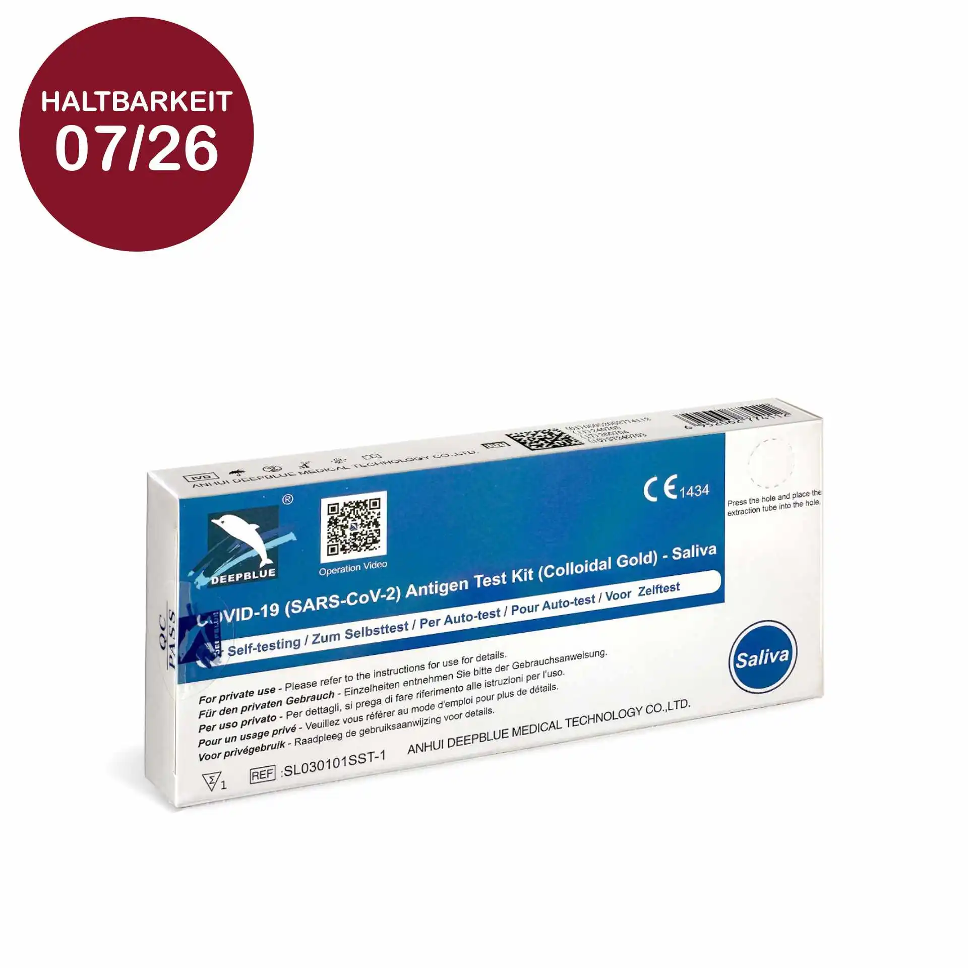Deepblue Corona Lollitest Packung 1er Deepblue Corona Lollitest Packung 1er