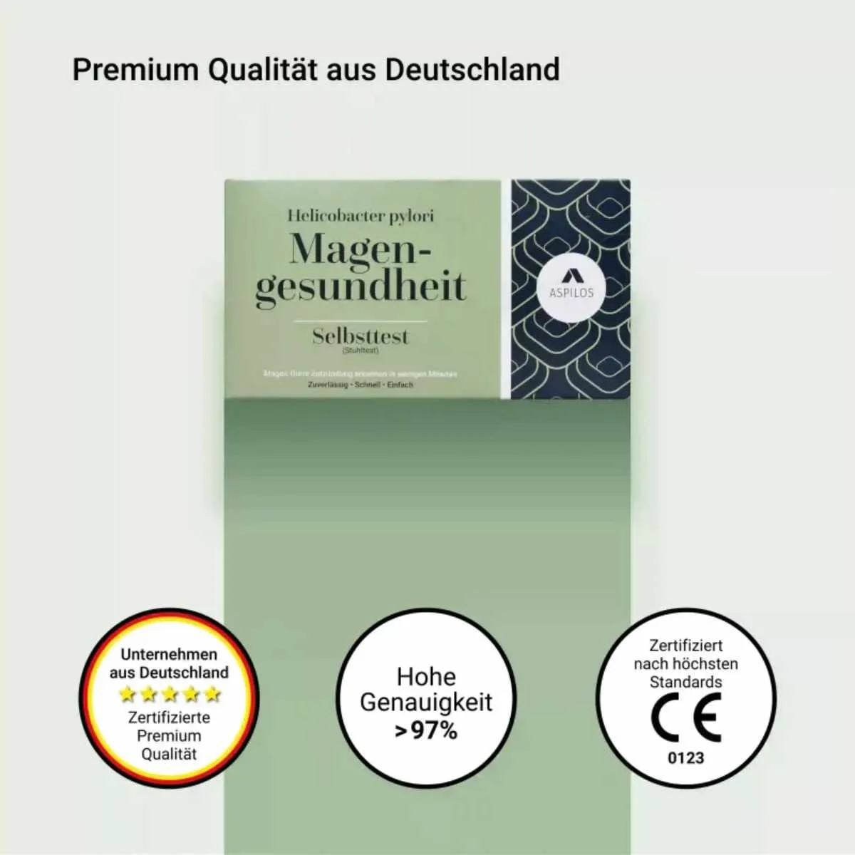 Helicobacter pylori Magengesundheit Selbsttest – geprüfte Qualität aus Deutschland