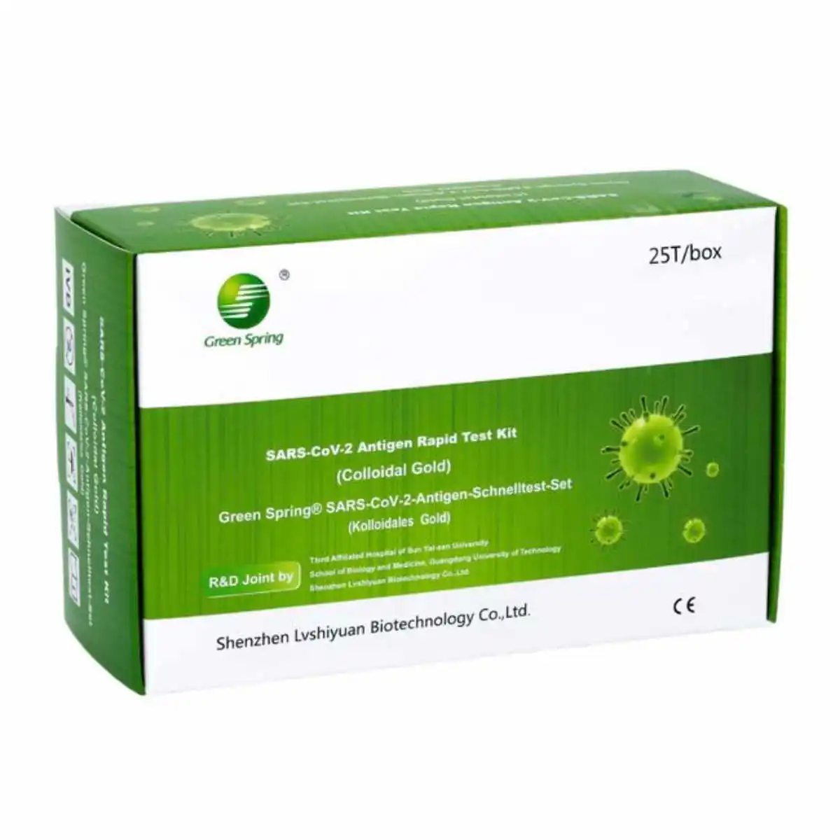 Greenspring Corona Test Lolli – Profitest mit Speichel-, Nasal-, Nasopharyngeal- und Rachenabstrich für SARS-CoV-2