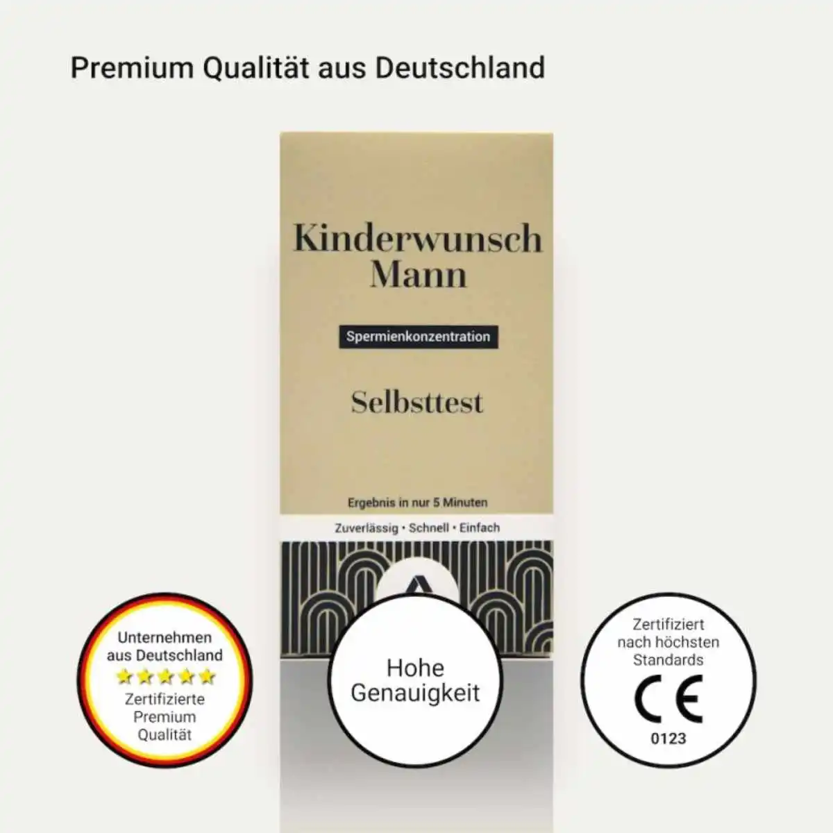 Aspilos Fruchtbarkeitstest Mann in Premium-Qualität aus Deutschland, CE 0123 zertifiziert