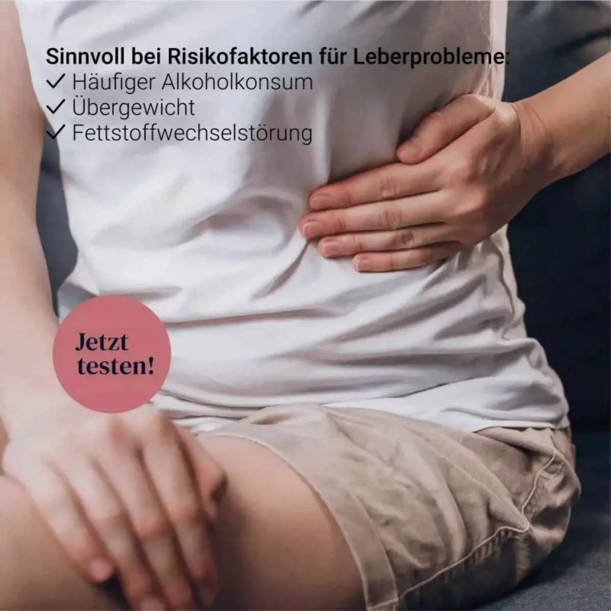 Risikofaktoren für Leberprobleme wie hoher Alkoholkonsum und Übergewicht