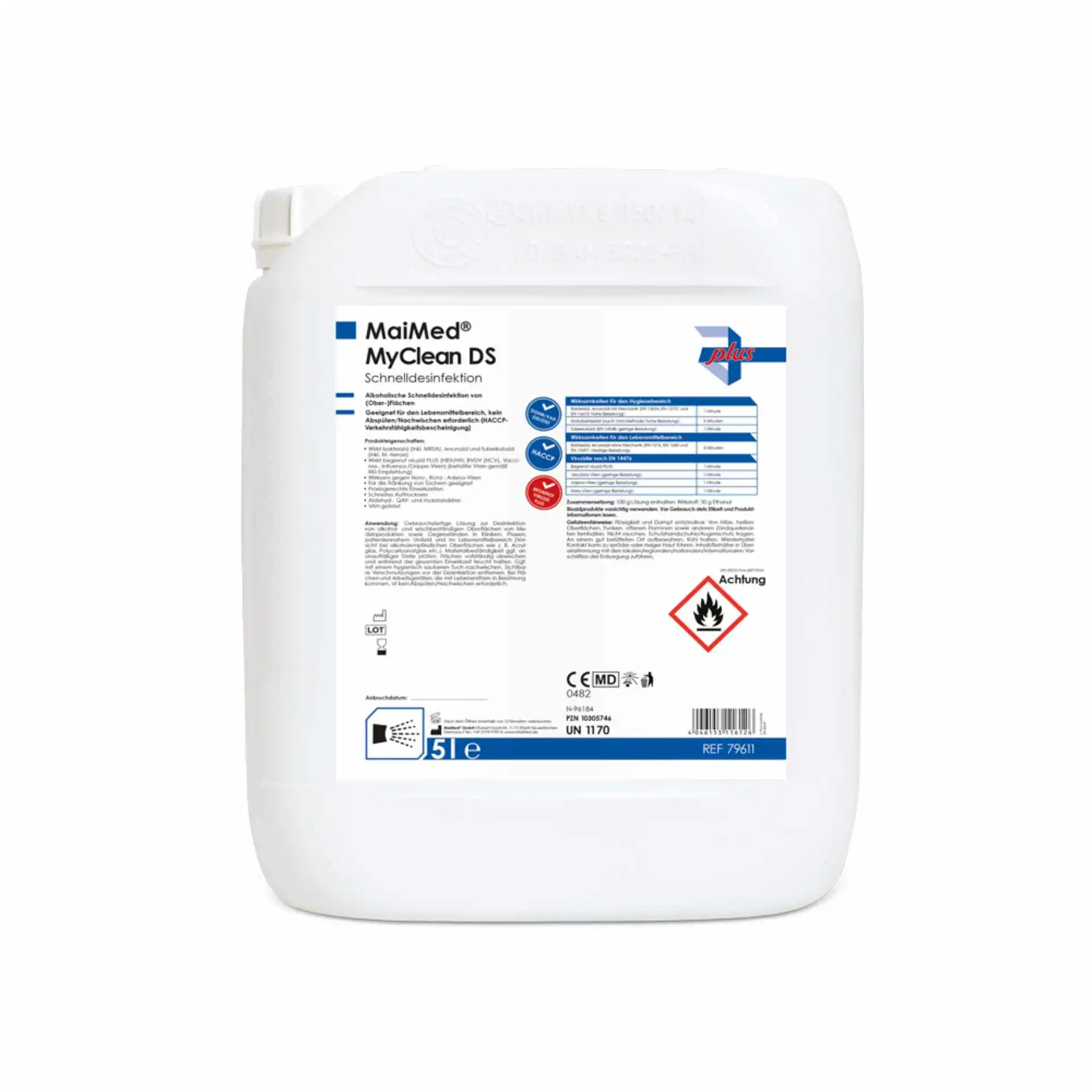 MaiMed® MyClean DS Neutral 5 Liter – Flächendesinfektionsmittel Kanister