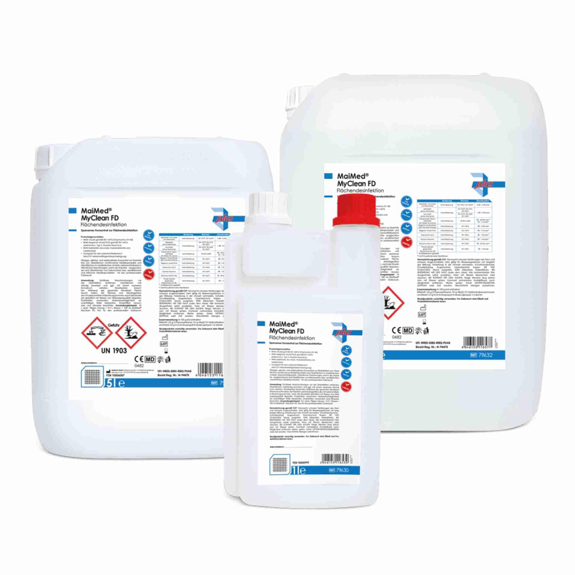 MaiMed® MyClean FD Flächendesinfektionsmittel Konzentrat – 1 l, 5 l und 10 l Varianten
