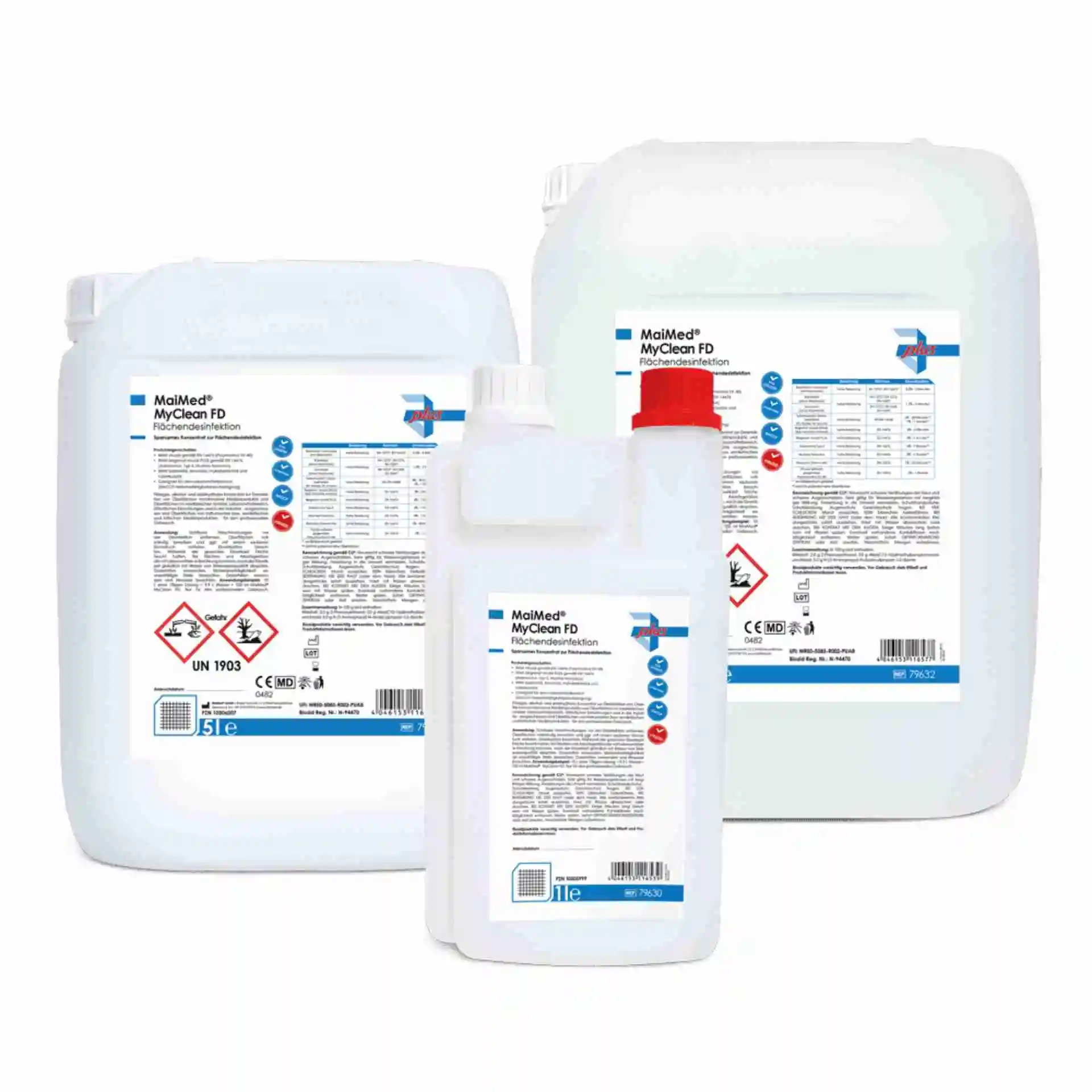 MaiMed® MyClean FD Flächendesinfektionsmittel Konzentrat – 1 l, 5 l und 10 l Varianten