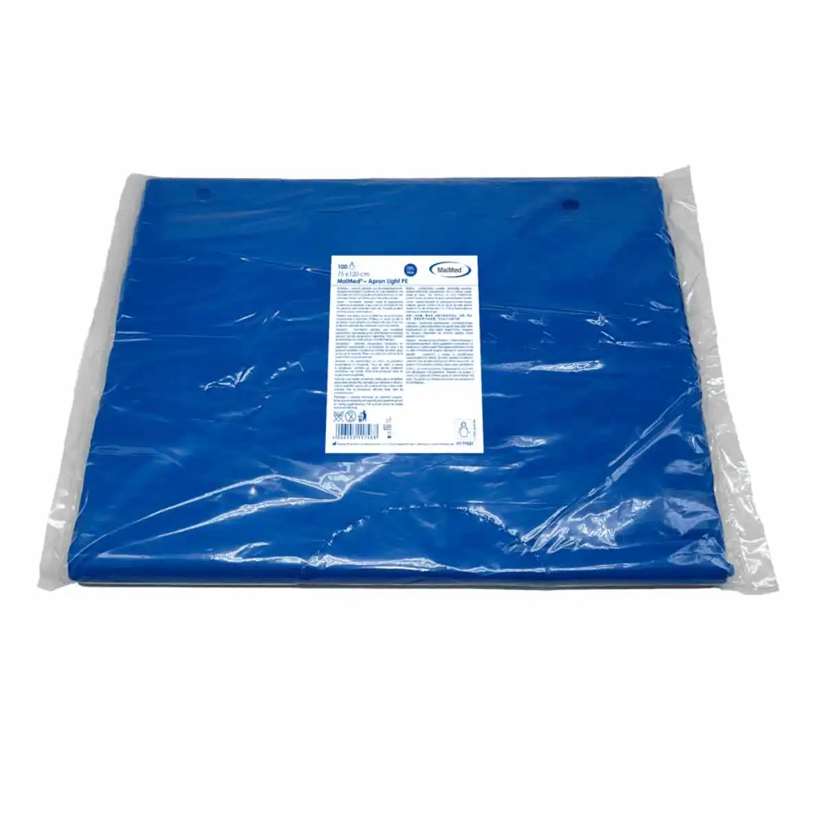 MaiMed Apron Light PE Einwegschürze Blau, 75 x 120 cm, aus Polyethylen