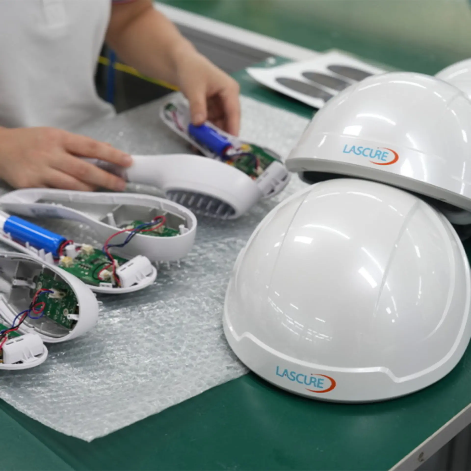 Laserhelm Produktion Laserhelm Produktion